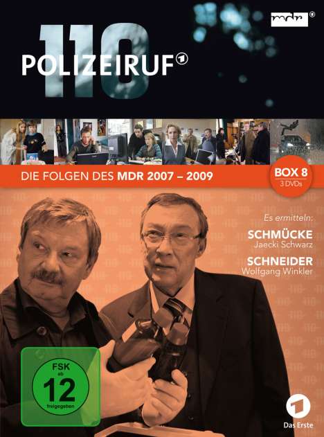 Polizeiruf 110 - MDR Box 8, 3 DVDs