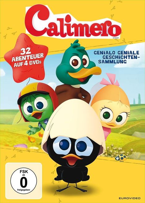 Calimero - Genialo geniale Geschichtensammlung, 4 DVDs
