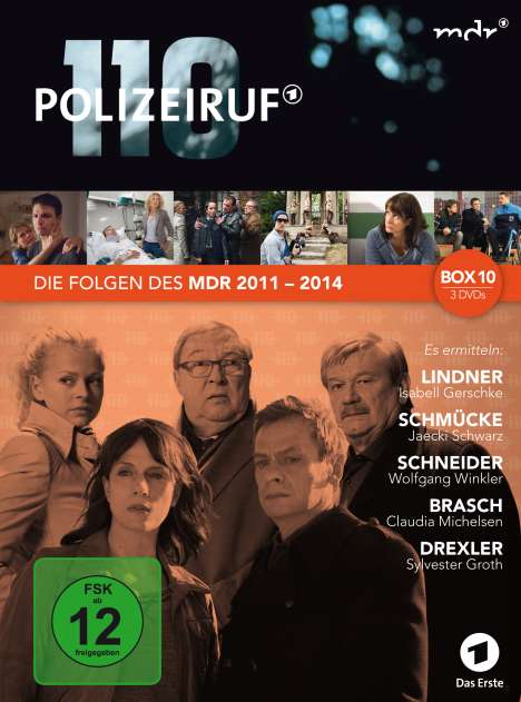 Polizeiruf 110 - MDR Box 10, 3 DVDs