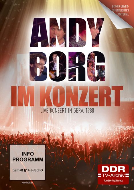 Im Konzert: Andy Borg - Live Konzert in Gera 1988, DVD