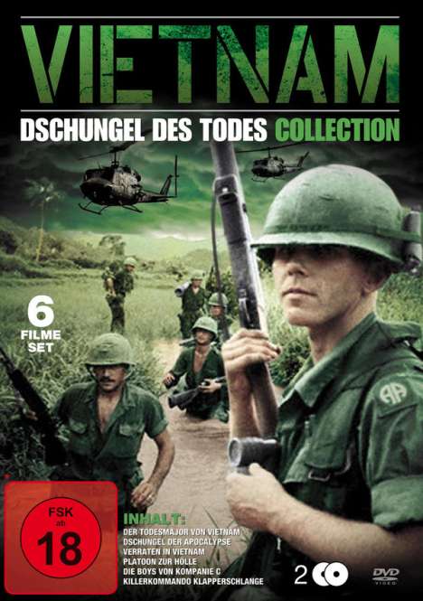 Vietnam Collection - Dschungel des Todes (6 Filme auf 2 DVDs), 2 DVDs