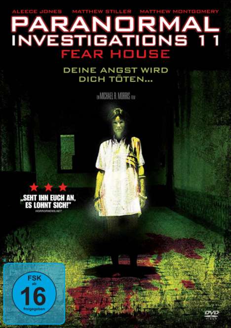 Paranormal Investigations 11: Fear House, DVD