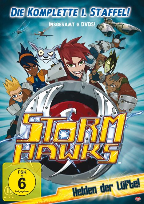 Storm Hawks Staffel 1, 6 DVDs