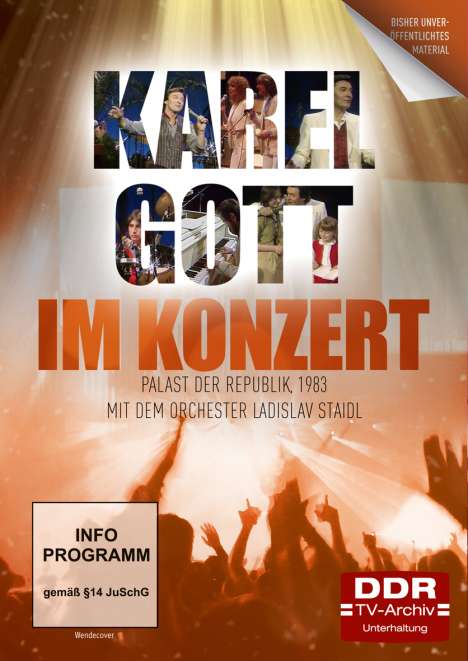 Im Konzert: Karel Gott - 1983 im Palast der Republik mit dem Orchester Ladislav Staidl, DVD