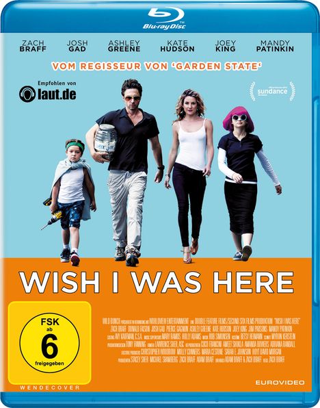 Wish I Was Here (Blu-ray), Blu-ray Disc