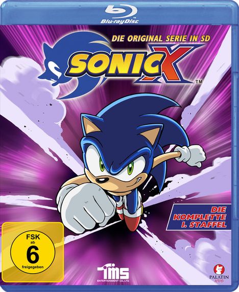 Sonic X Staffel 1 (Blu-ray), Blu-ray Disc