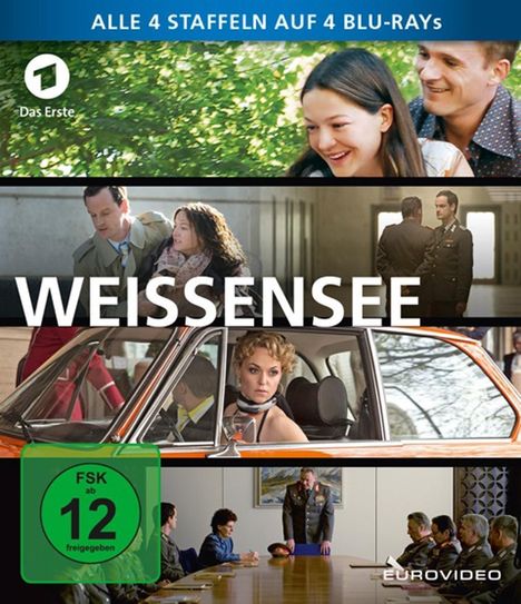 Weissensee Staffel 1-4 (Blu-ray), 4 Blu-ray Discs