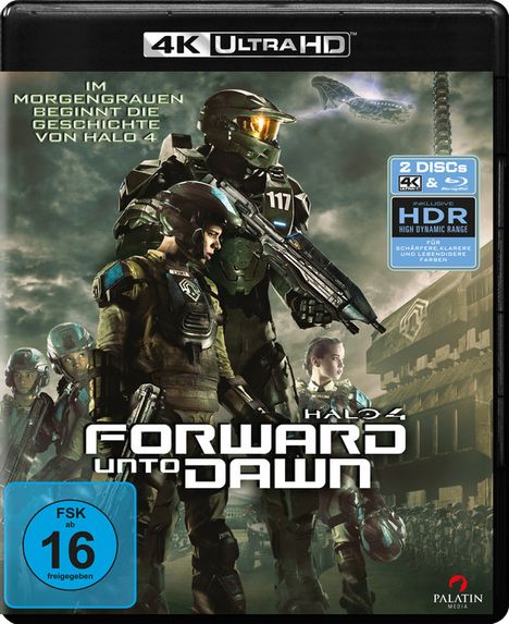 HALO 4 - Forward Unto Dawn (Ultra HD Blu-ray &amp; Blu-ray), 1 Ultra HD Blu-ray und 1 Blu-ray Disc