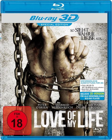 Love Of My Life (3D Blu-ray), Blu-ray Disc