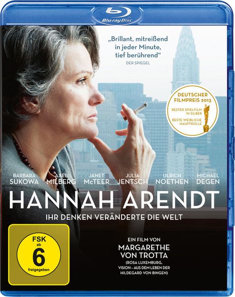 Hannah Arendt (Blu-ray), Blu-ray Disc
