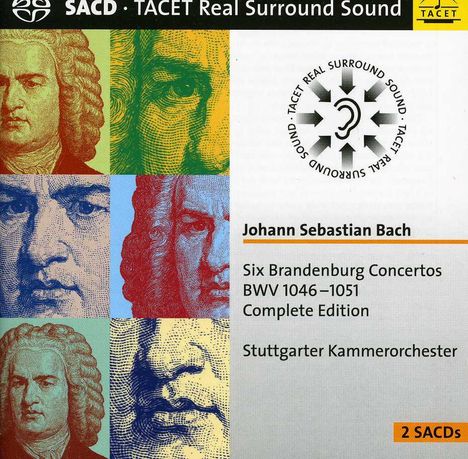 Johann Sebastian Bach (1685-1750): Brandenburgische Konzerte Nr.1-6, 2 Super Audio CDs