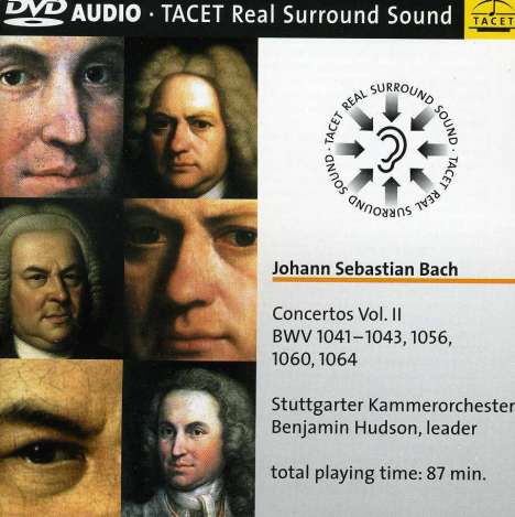 Johann Sebastian Bach (1685-1750): Violinkonzerte BWV 1041-1043,1056,1064, DVD-Audio