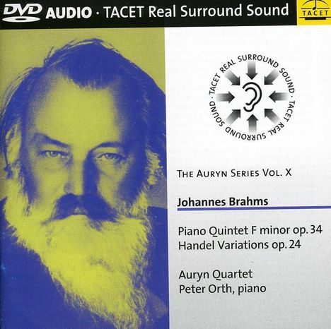 Johannes Brahms (1833-1897): Klavierquintett op.34, DVD-Audio