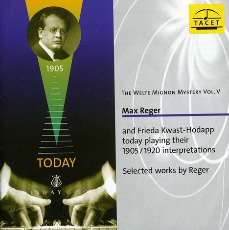 Welte-Mignon Mystery Vol.5 - Max Reger, CD