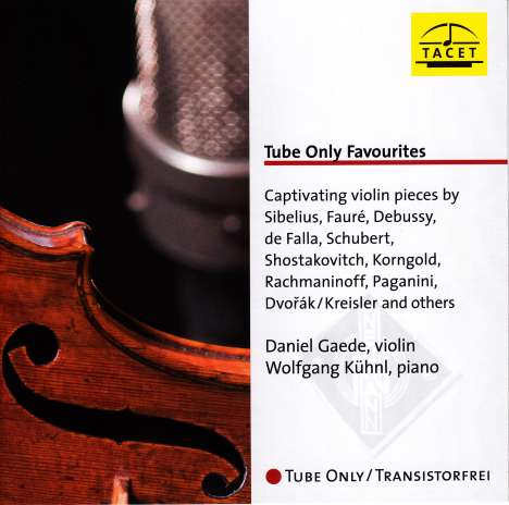 Daniel Gaede - Tube Only Violin Favourites, CD