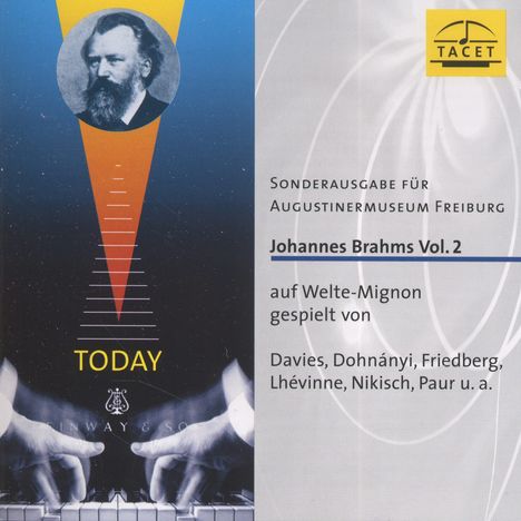 Johannes Brahms auf Welte-Mignon Vol.2, CD