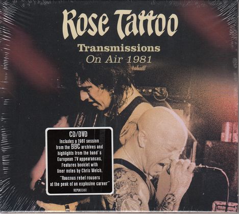 Rose Tattoo: Transmissions: On Air 1981, 1 CD und 1 DVD