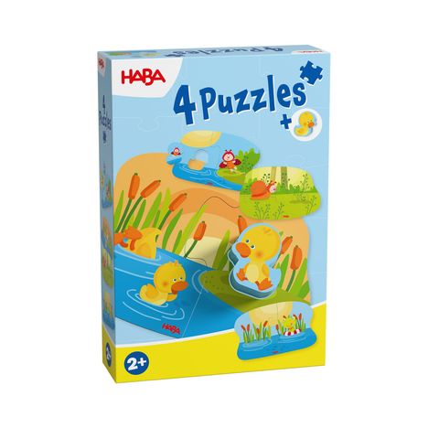 4 erste Puzzles - Tierkinder, Spiele