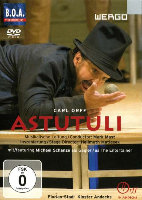 Carl Orff (1895-1982): Astutuli (Eine bairische Komödie), DVD