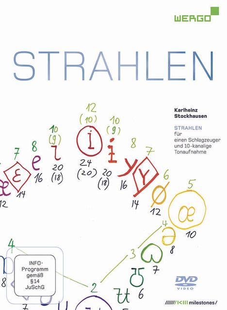 Karlheinz Stockhausen (1928-2007): Strahlen für Schlagzeug &amp; 10-kanalige Tonaufnahme, DVD