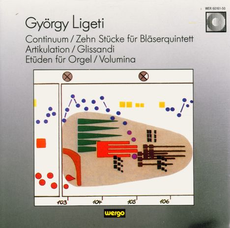 György Ligeti (1923-2006): 10 Stücke f.Bläserquintett, CD