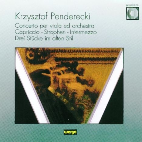 Krzysztof Penderecki (1933-2020): Violakonzert, CD