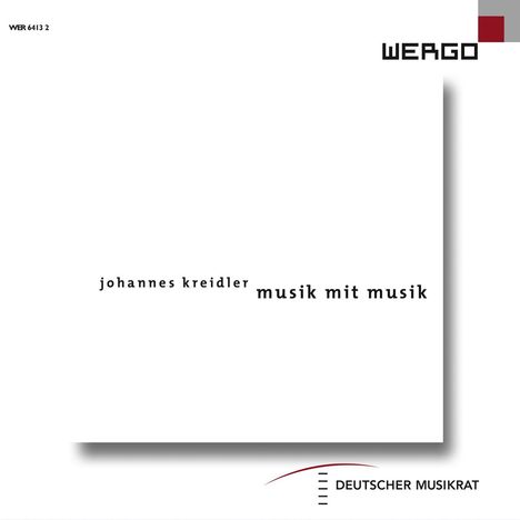 Johannes Kreidler (geb. 1980): Kammermusik "Musik mit Musik", 2 CDs