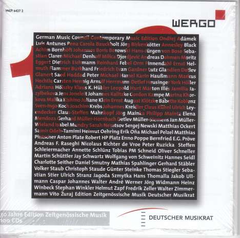 Wergo-Sampler "30 Jahre Edition Zeitgenössische Musik" (Deutscher Musikrat), CD