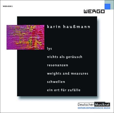 Karin Haussmann (geb. 1962): Werke, CD