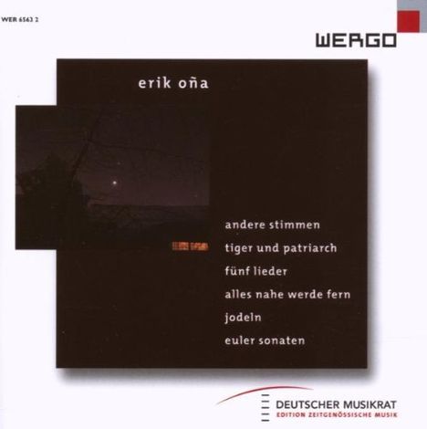 Erik Ona (geb. 1961): Kammermusik, CD