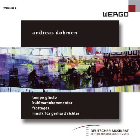Andreas Dohmen (geb. 1962): Tempo Giusto für Orchester mit Schlagquartett solo, CD