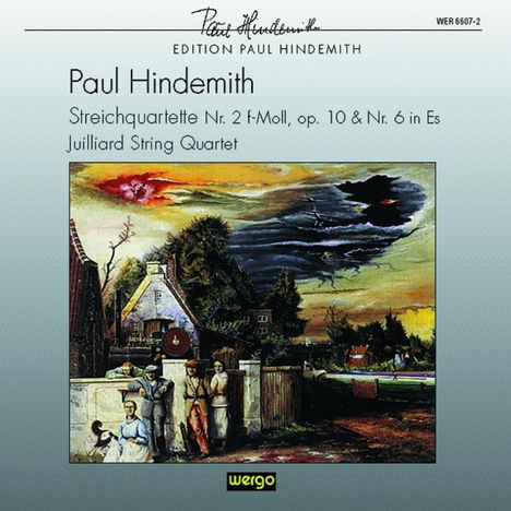 Paul Hindemith (1895-1963): Streichquartette Nr.2 op.10 &amp; Nr.6 (1943), CD