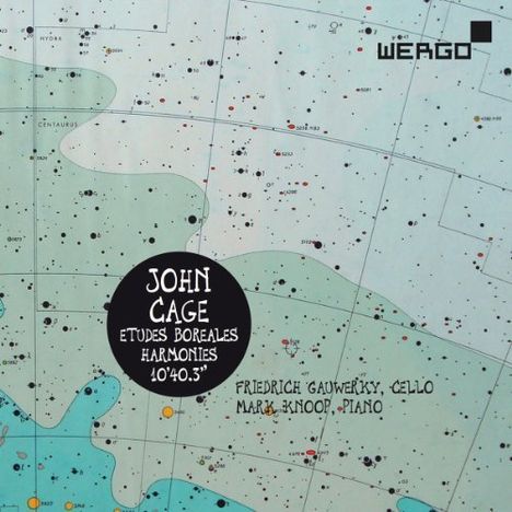 John Cage (1912-1992): Harmonies 8,22,27 für Cello &amp; Klavier, CD