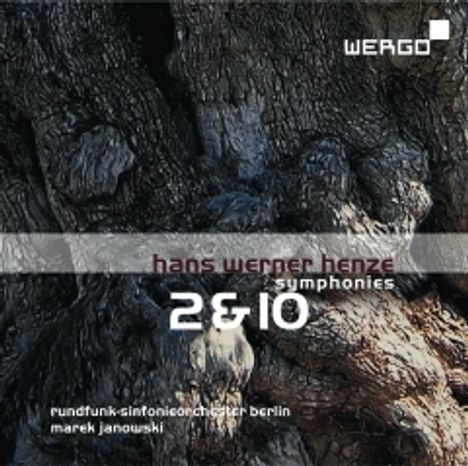 Hans Werner Henze (1926-2012): Symphonien Nr.2 &amp; 10, CD