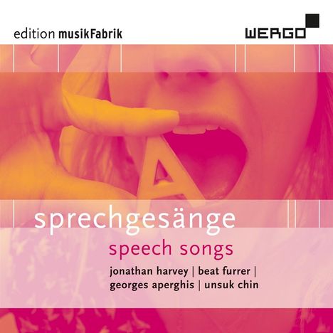 Edition musikFabrik 01 - Sprechgesänge, CD