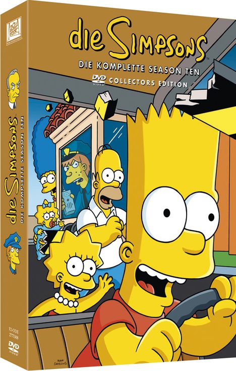 Die Simpsons Season 10 (Digipack), 4 DVDs