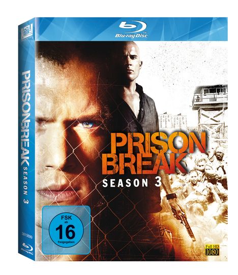 Prison Break Season 3 (Blu-ray), 4 Blu-ray Discs
