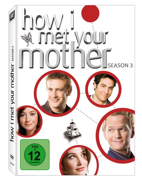 How I Met Your Mother Season 3, 3 DVDs