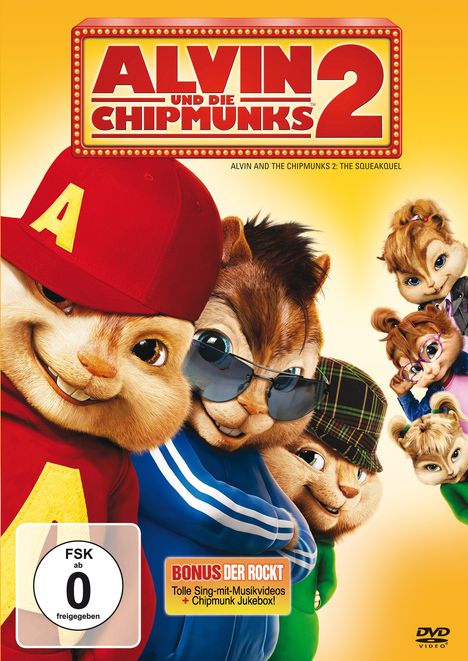 Alvin und die Chipmunks 2, DVD