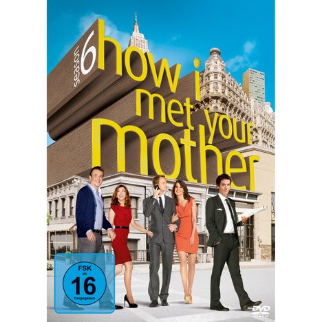 How I Met Your Mother Season 6, 3 DVDs