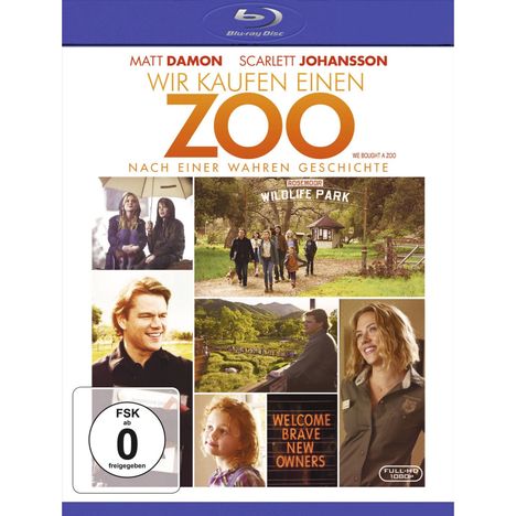 Wir kaufen einen Zoo (Blu-ray), 1 Blu-ray Disc und 1 DVD