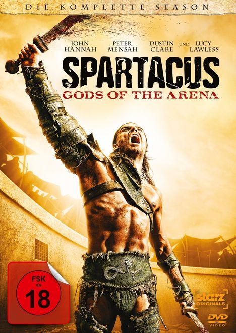 Spartacus - Gods Of The Arena (Complete Season-Prequel zu "Blood &amp; Sand"), 3 DVDs