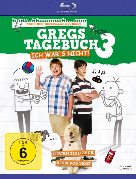 Gregs Tagebuch 3 - Ich war's nicht (Blu-ray), Blu-ray Disc