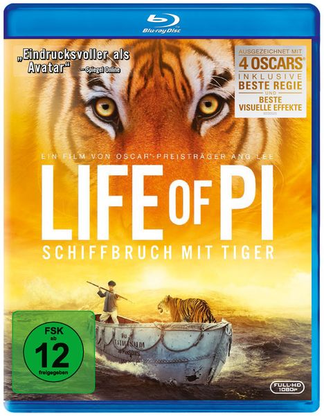 Life Of Pi (Blu-ray), Blu-ray Disc
