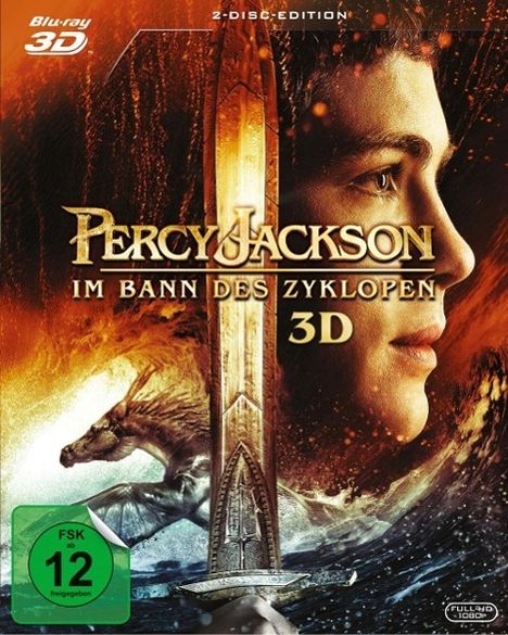 Percy Jackson - Im Bann des Zyklopen (3D &amp; 2D Blu-ray), 2 Blu-ray Discs