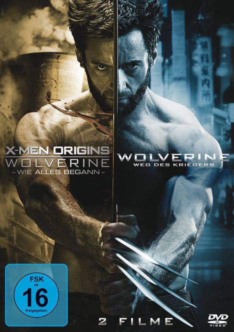 Wolverine 1 &amp; 2, 2 DVDs