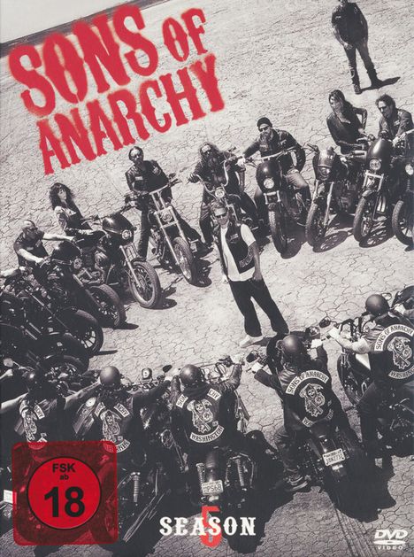 Sons of Anarchy Staffel 5, 4 DVDs