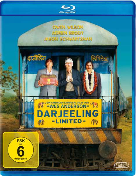 Darjeeling Limited (Blu-ray), Blu-ray Disc