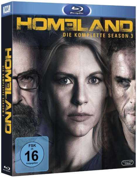 Homeland Staffel 3 (Blu-ray), 3 Blu-ray Discs
