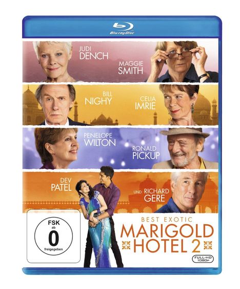 Best Exotic Marigold Hotel 2 (Blu-ray), Blu-ray Disc